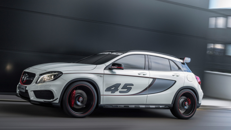 Illustration for article titled The Mercedes-Benz GLA45 AMG Is A 355-HP Crossover Monster